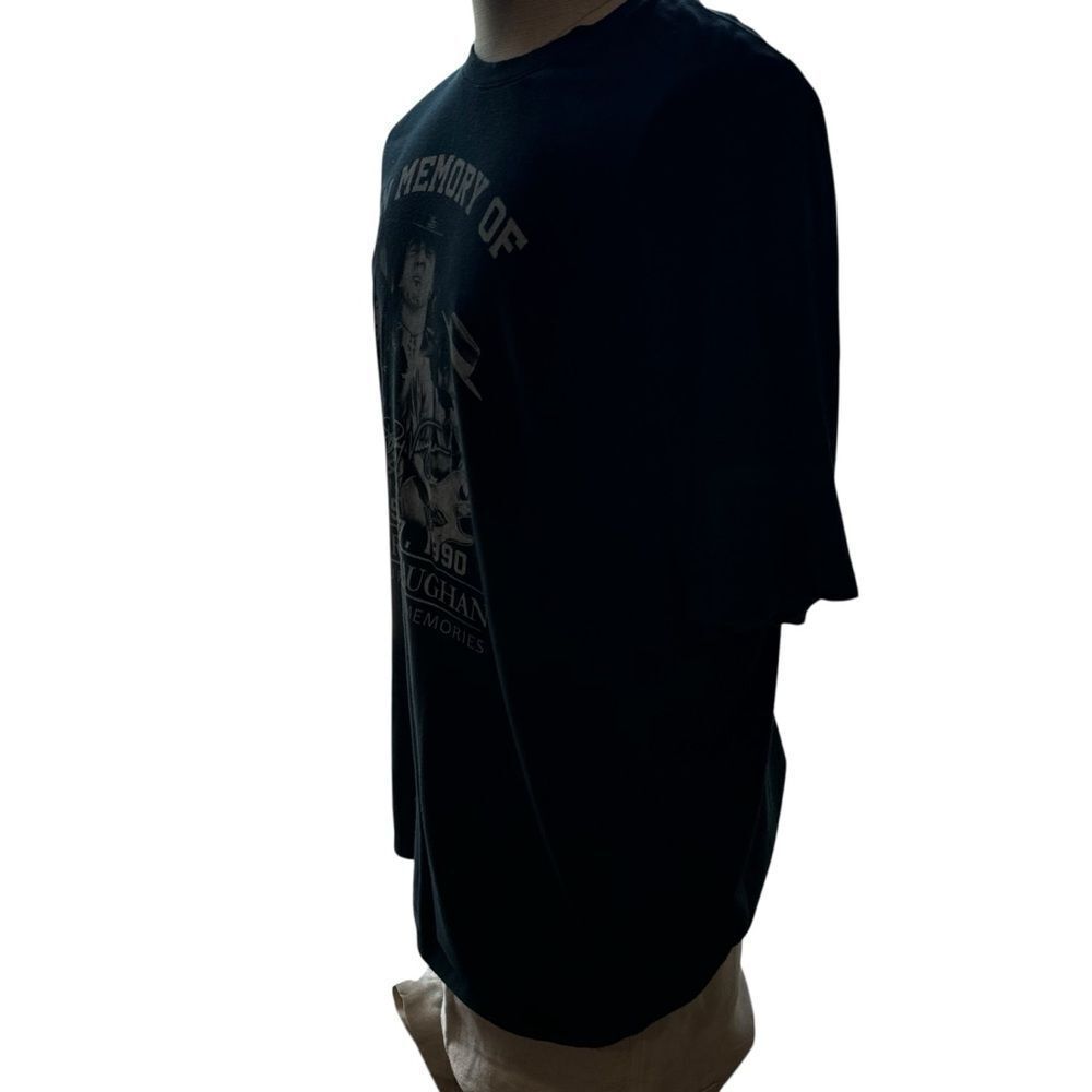 Black Stevie Ray Vaughan Tribute T-Shirt - Picture 5 of 8